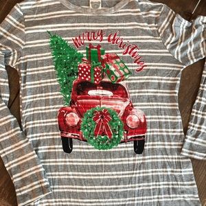 Merry Christmas long sleeve top